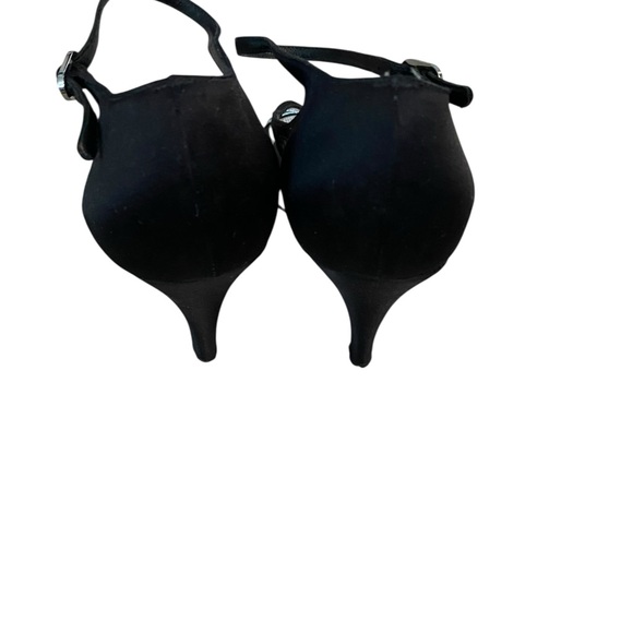 CHANEL Black and Silver Strappy Heels - Picture 11 of 11